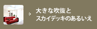 大きな吹抜とスカイデッキのあるいえ